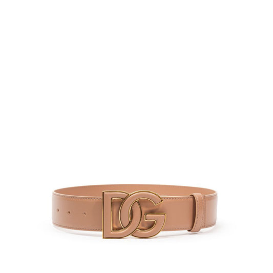 Ceinture en cuir rose Dolce &amp; Gabbana