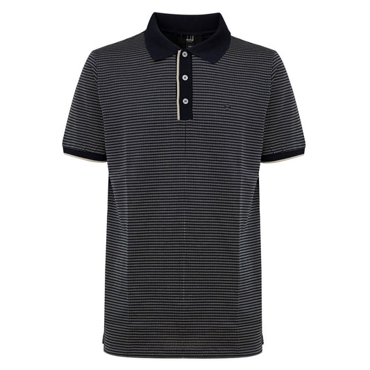Polo de algodón azul Dunhill