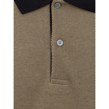 Polo de algodón verde Dunhill