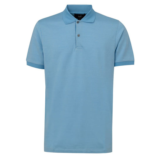 Polo de algodón azul claro Dunhill