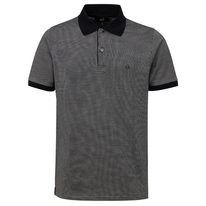 Polo de algodón negro Dunhill