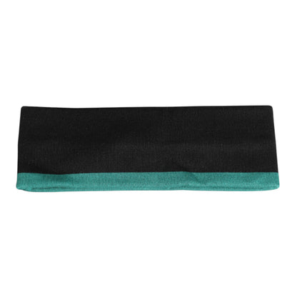 Dolce & Gabbana Black Silk Knitted DG Queen Head Band Hat