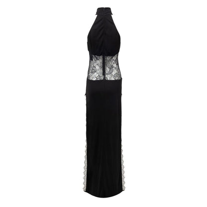 Retrofête Black Viscose Dress