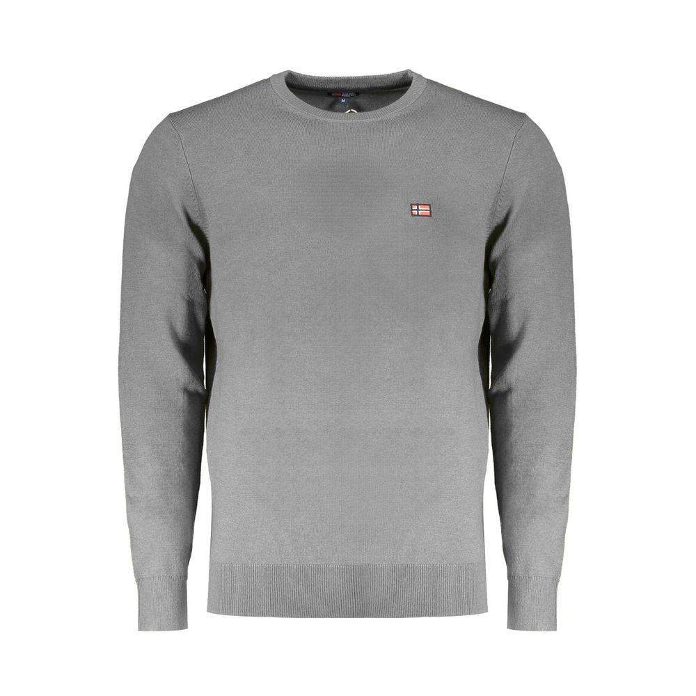 Norway 1963 Gray Wool Men Sweater