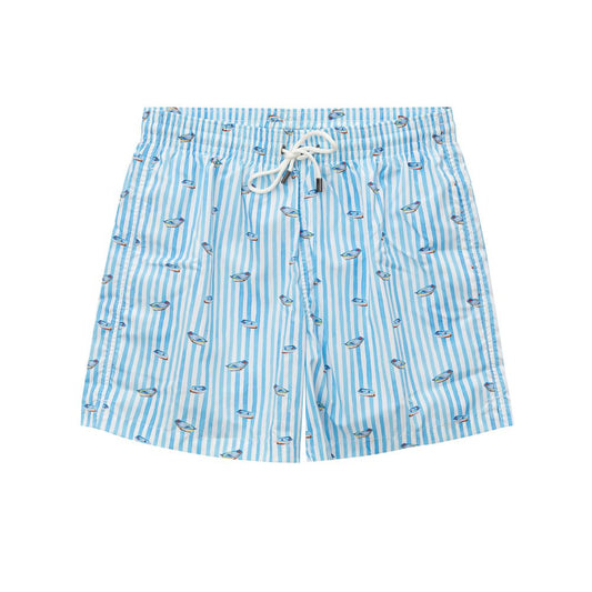 Maillot de bain Canali en polyester bleu clair