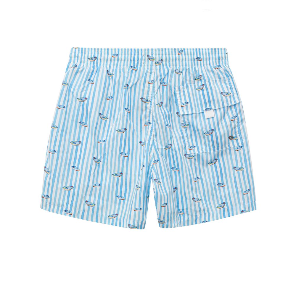 Maillot de bain Canali en polyester bleu clair