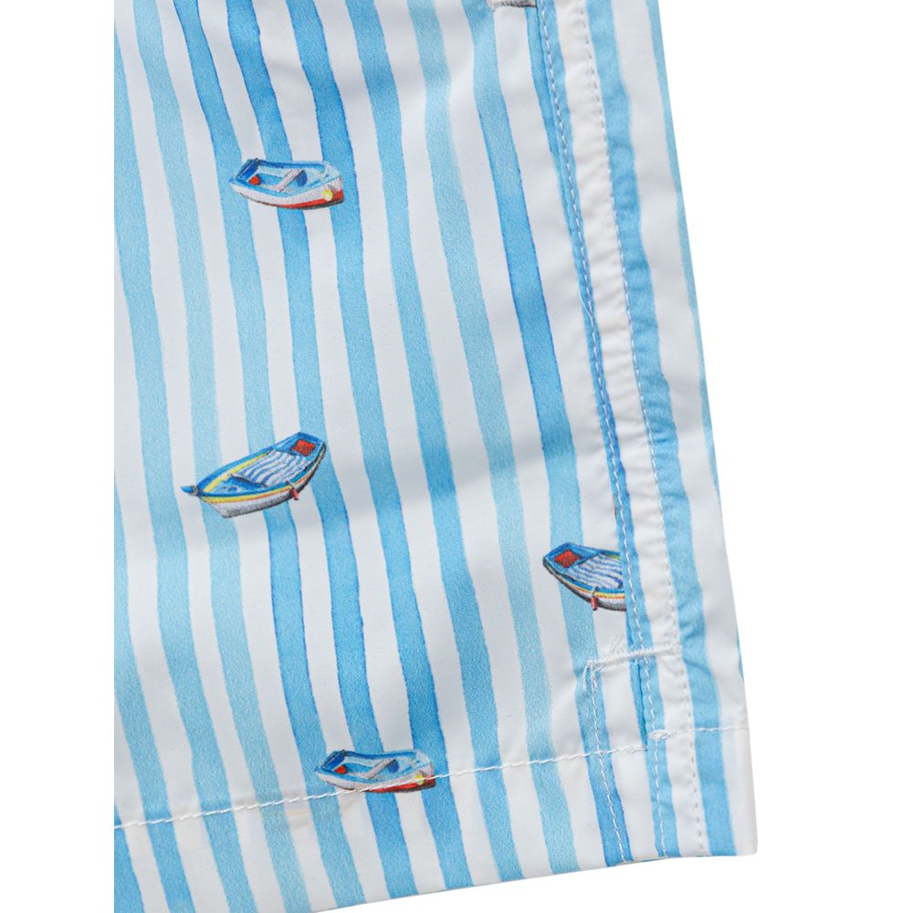 Maillot de bain Canali en polyester bleu clair