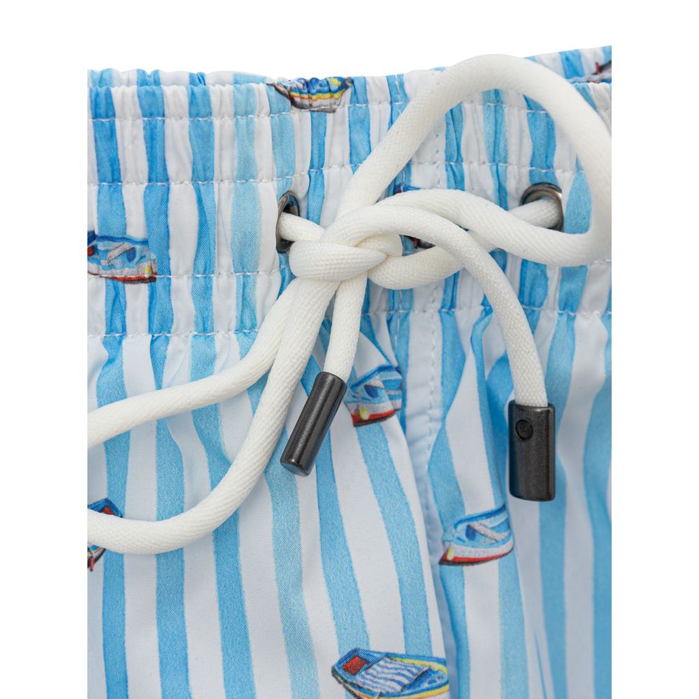 Maillot de bain Canali en polyester bleu clair