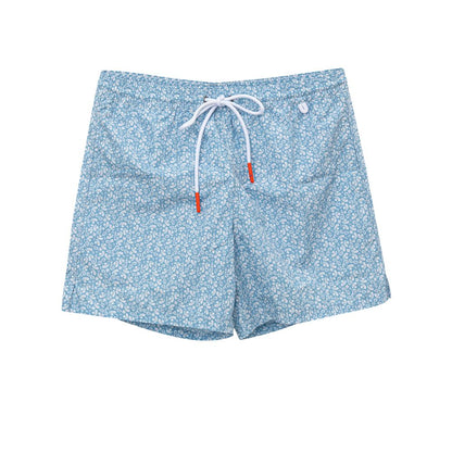 Isaia Light Blue Polyester Swimwear