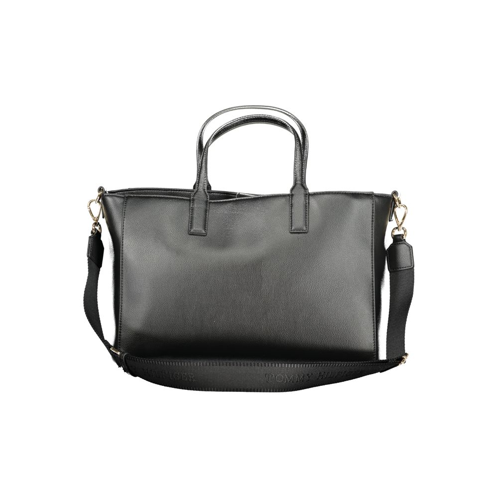 Sac à main Tommy Hilfiger en polyester noir pour femme