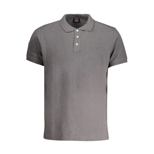 Norway 1963 Gray Cotton Men Polo Shirt