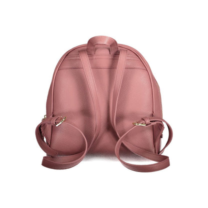 Sac à dos en polyéthylène rose Valentino Bags