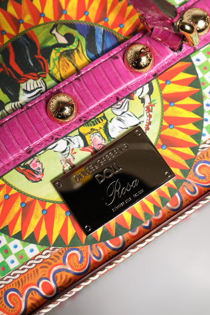 Poupées Dolce &amp; Gabbana en céramique, porcelaine, cuir et robe rose