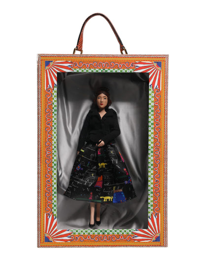 Poupées Dolce &amp; Gabbana en céramique, porcelaine, cuir et robe noire