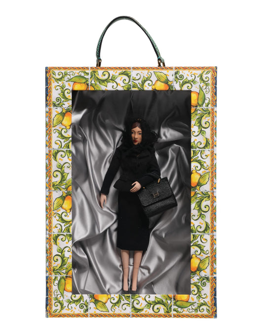 Poupées Dolce &amp; Gabbana en céramique, porcelaine, cuir et robe noire