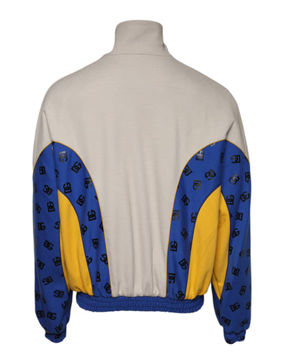 Dolce &amp; Gabbana Chaqueta bomber con cremallera completa de poliéster multicolor