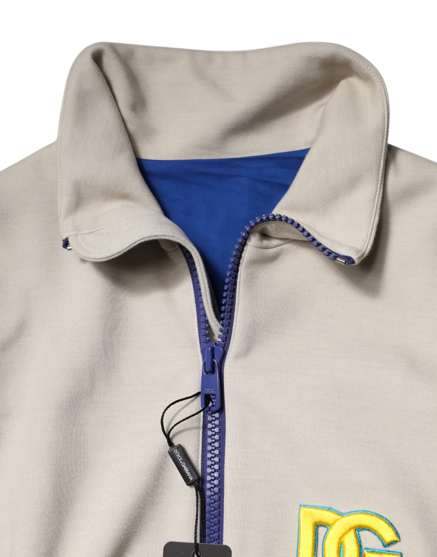 Dolce &amp; Gabbana Chaqueta bomber con cremallera completa de poliéster multicolor