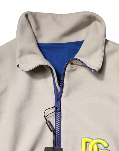 Dolce &amp; Gabbana Chaqueta bomber con cremallera completa de poliéster multicolor