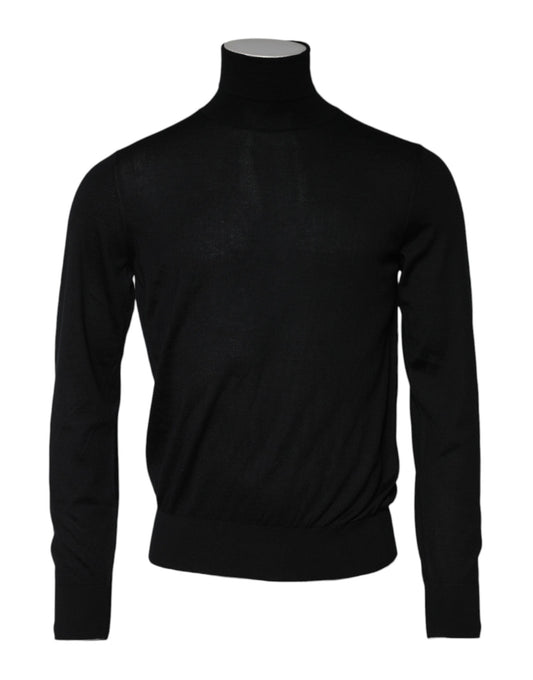 Pull en cachemire noir pour homme Dolce &amp; Gabbana