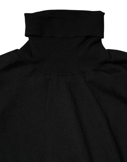 Suéter de punto de cachemira negro para hombre de Dolce &amp; Gabbana