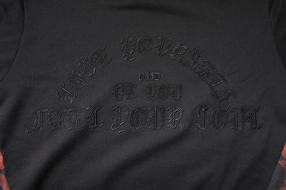 Pull ras du cou brodé noir Dolce &amp; Gabbana