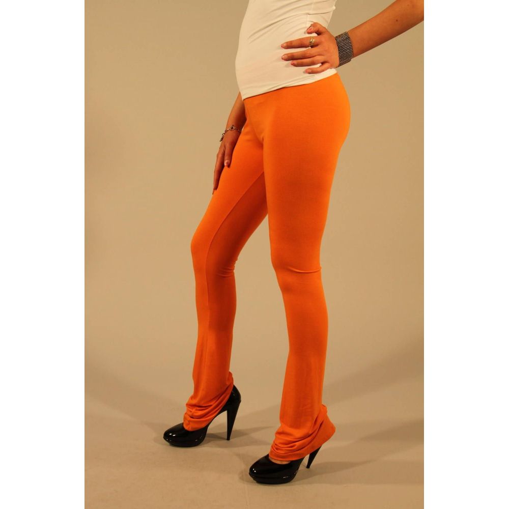 Legging femme en viscose orange Patrizia Pepe
