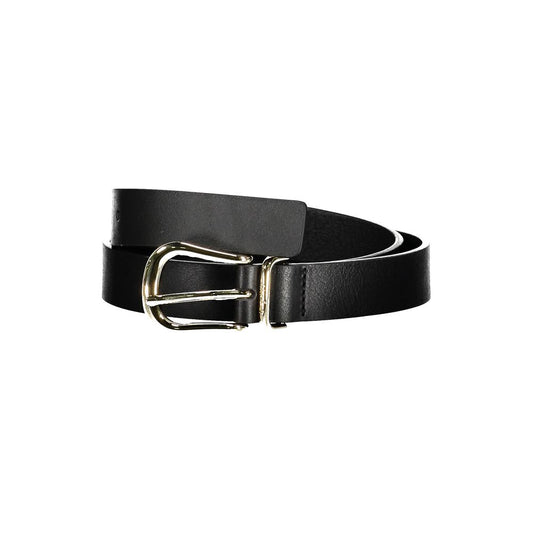 Ceinture en cuir noir Tommy Hilfiger pour femme