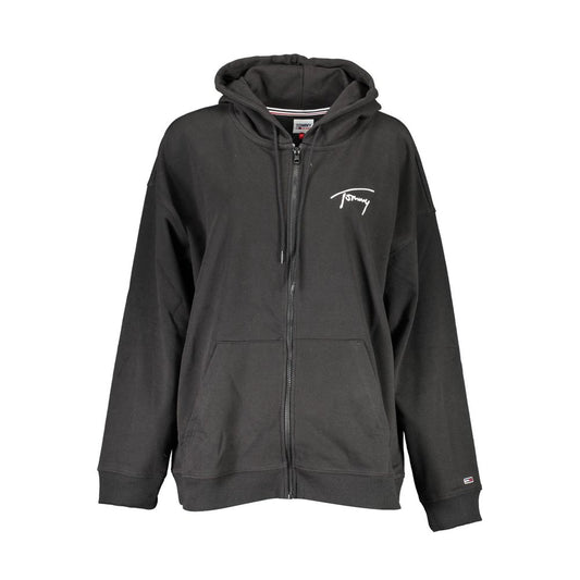 Pull Tommy Hilfiger en coton noir pour femme