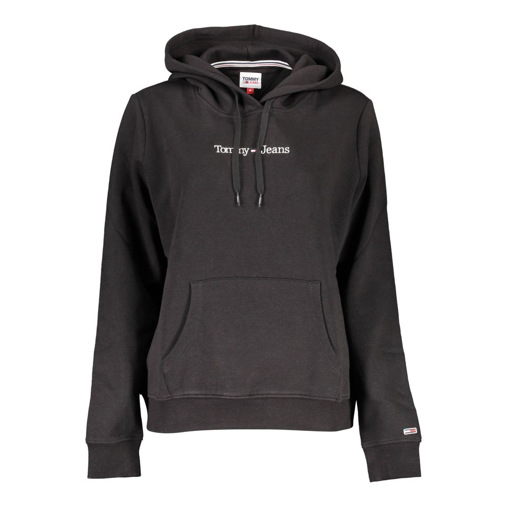 Pull Tommy Hilfiger en coton noir pour femme
