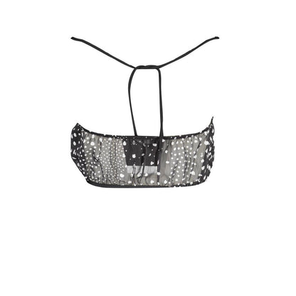Haut noir en polyester pour femme Karl Lagerfeld