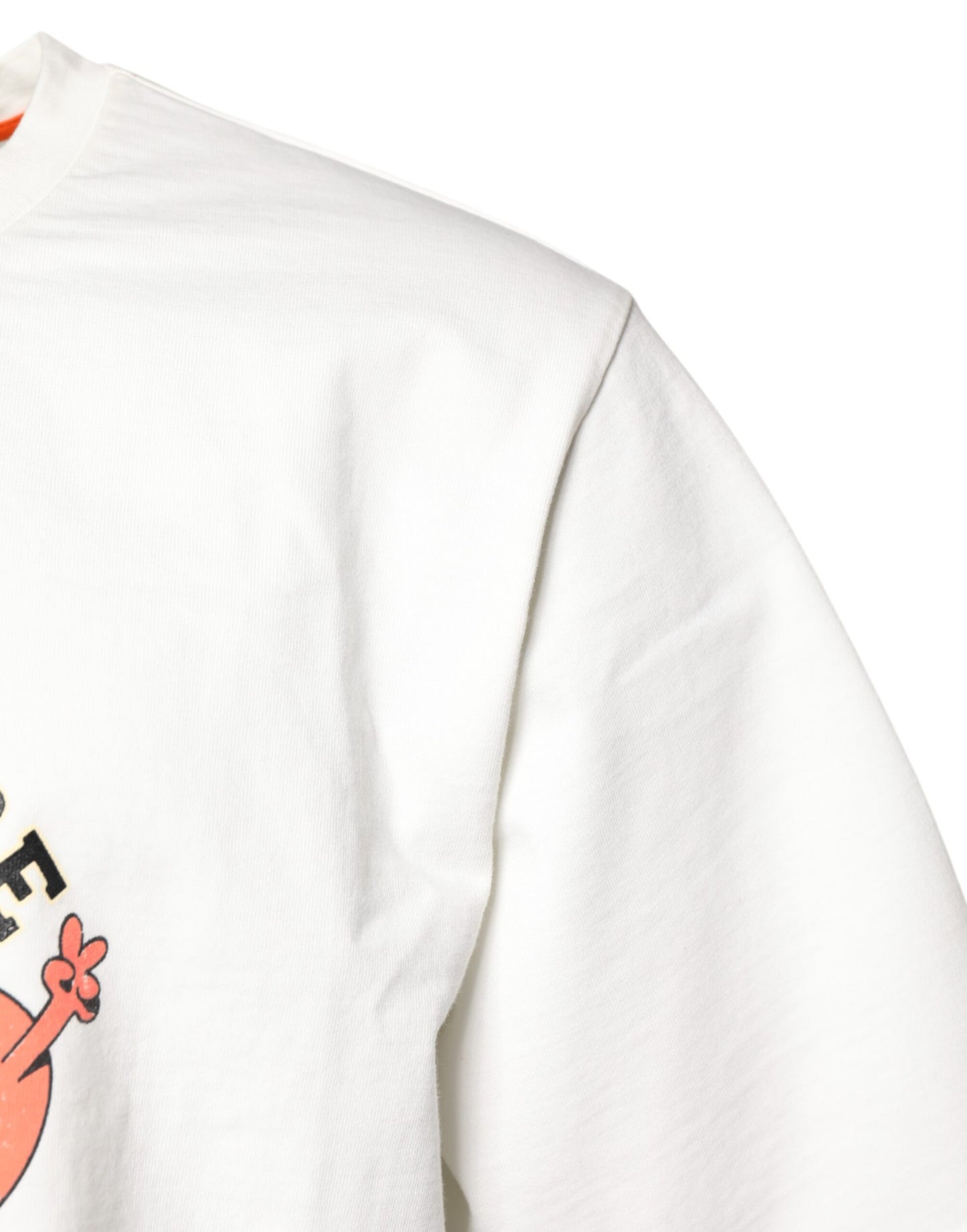 Dolce &amp; Gabbana White LOVE &amp; PEACE Print Crew Neck T-shirt