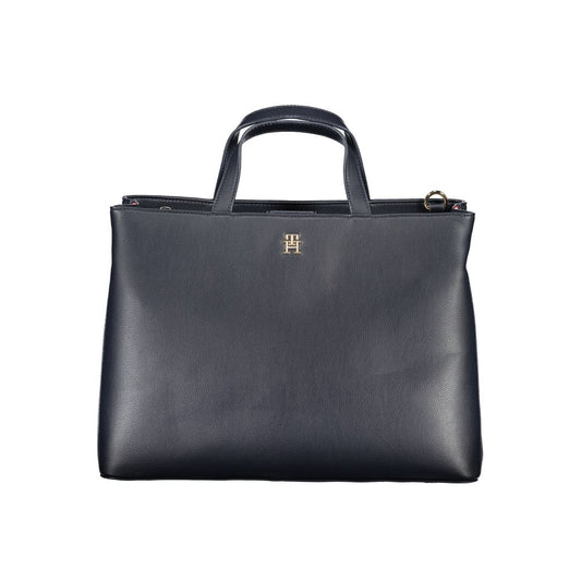 Sac à main Tommy Hilfiger en polyester bleu