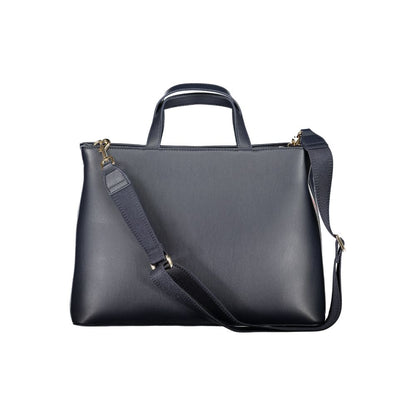Sac à main Tommy Hilfiger en polyester bleu