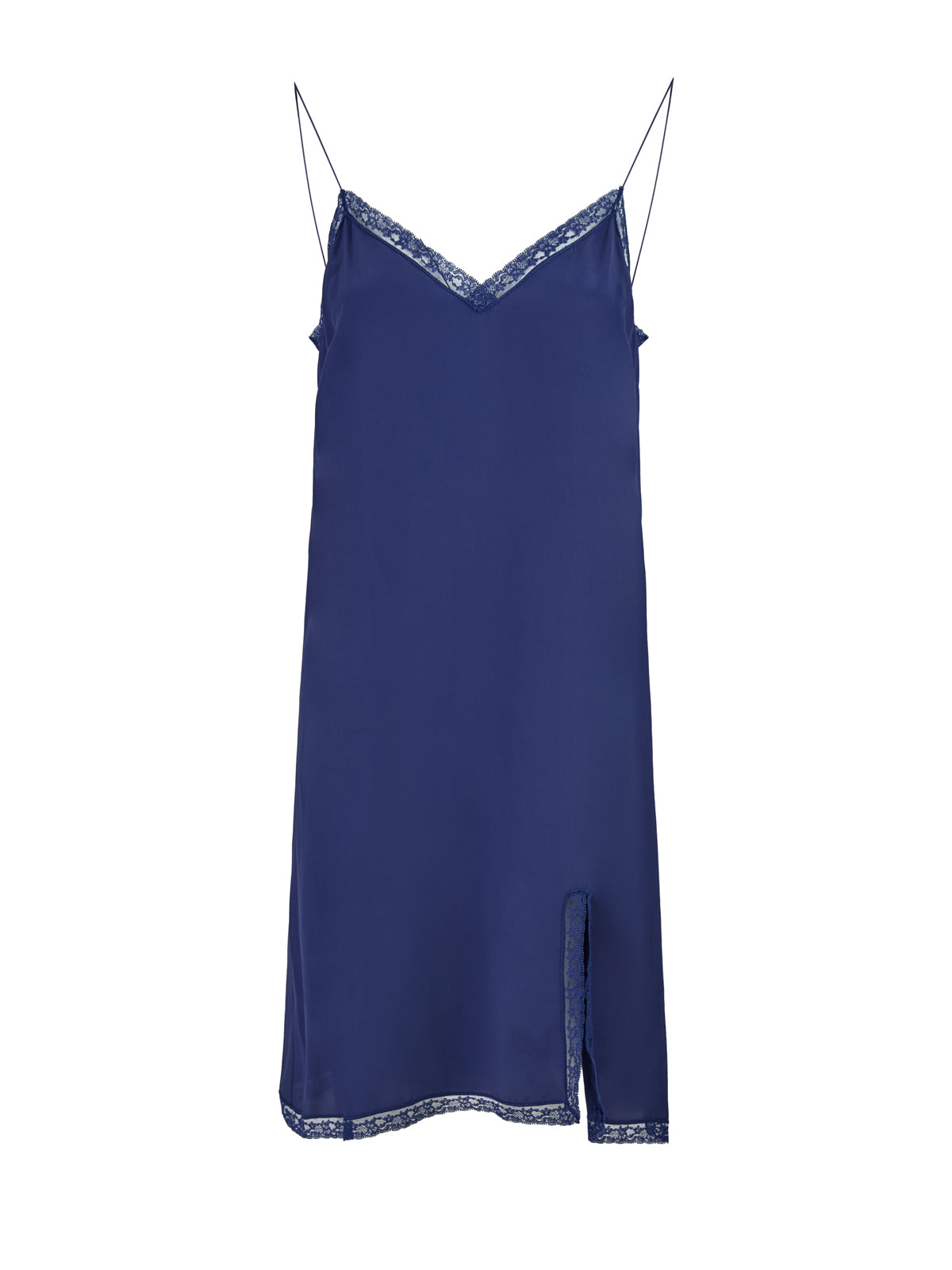 Vestido midi largo de viscosa y algodón Gucci Blu