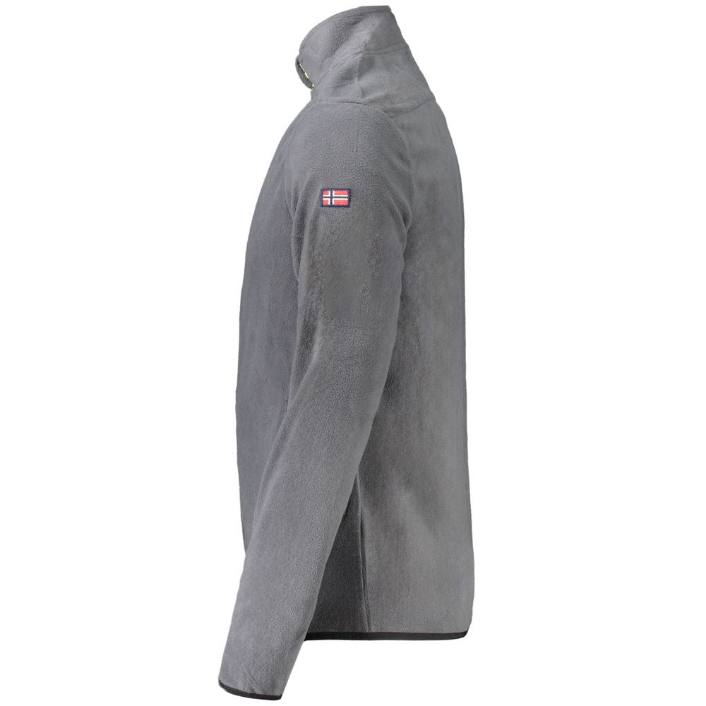 Pull homme gris en polyester Norvège 1963