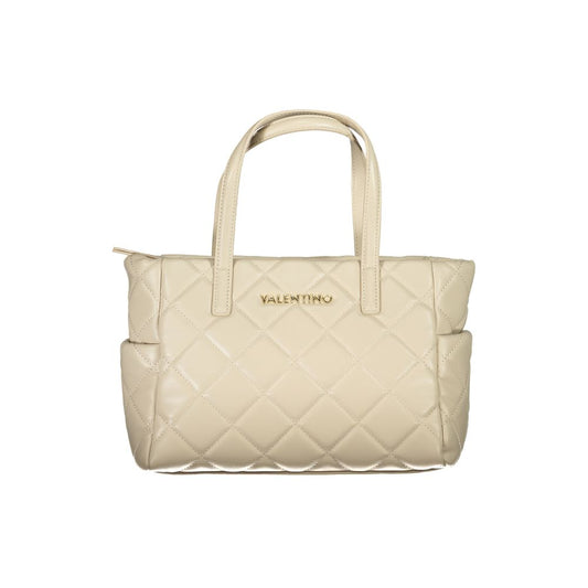 Sac à main beige en polyéthylène Valentino Bags
