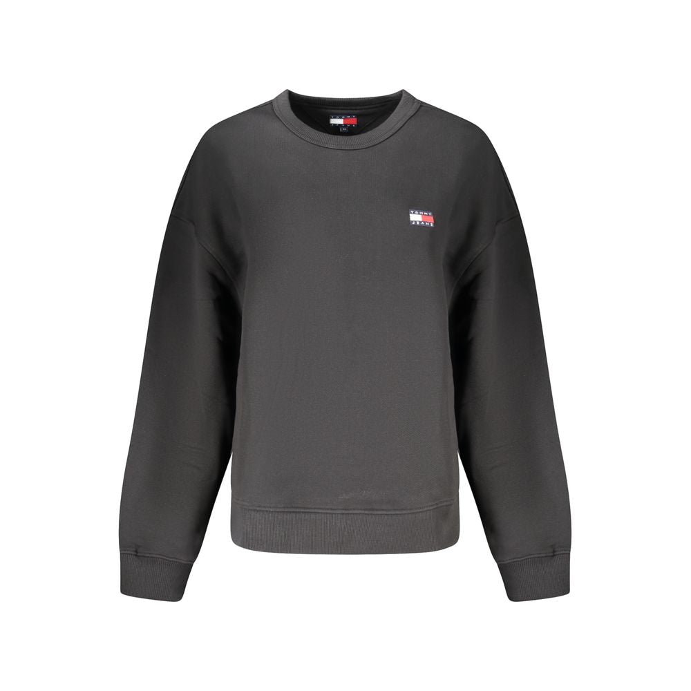 Pull Tommy Hilfiger en coton noir pour femme