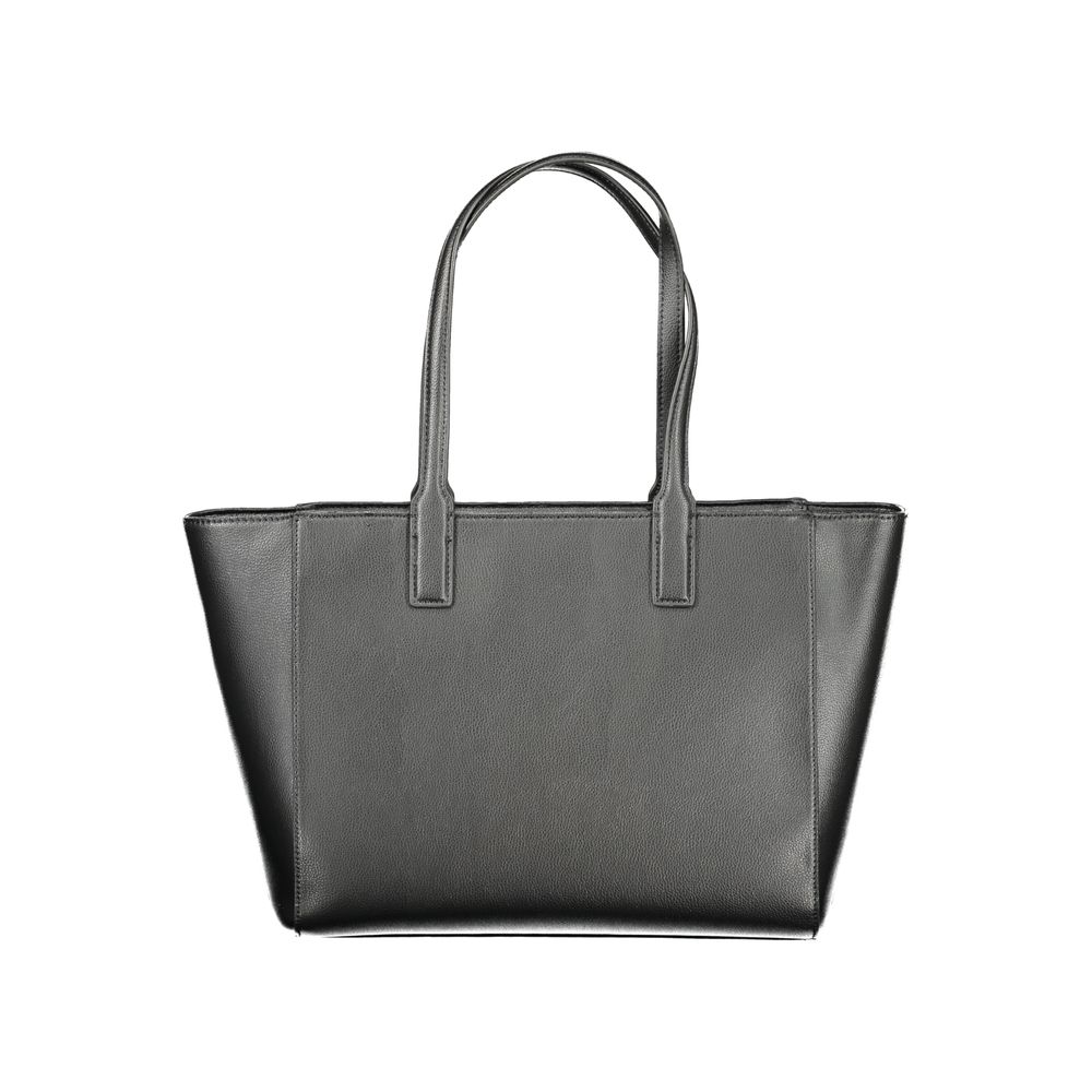 Sac à main Tommy Hilfiger noir en polyester recyclé pour femme