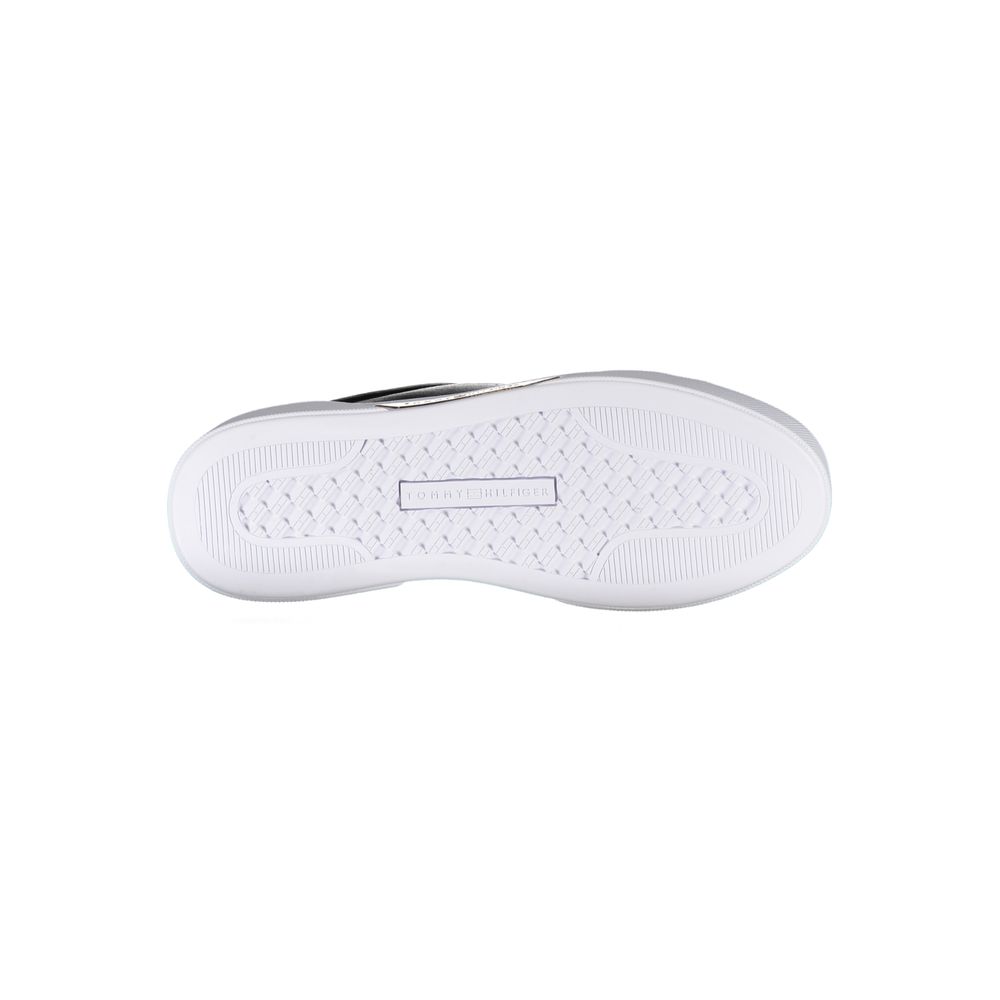 Baskets Tommy Hilfiger en cuir noir pour femme