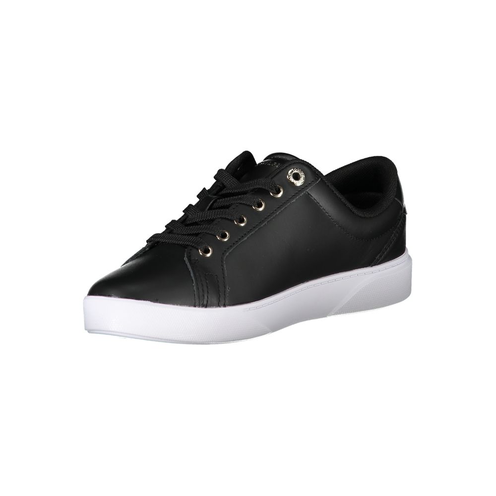Baskets Tommy Hilfiger en cuir noir pour femme