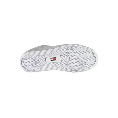 Baskets blanches Tommy Hilfiger en polyester recyclé pour femme
