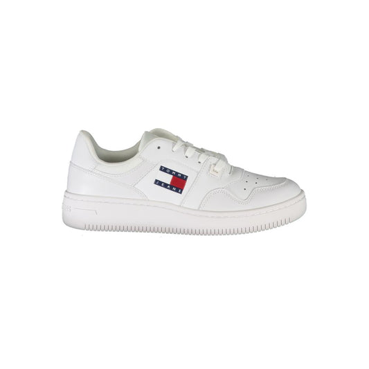 Baskets Tommy Hilfiger en cuir blanc pour femme