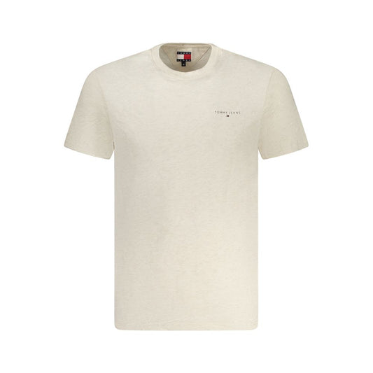 T-shirt homme en coton beige Tommy Hilfiger
