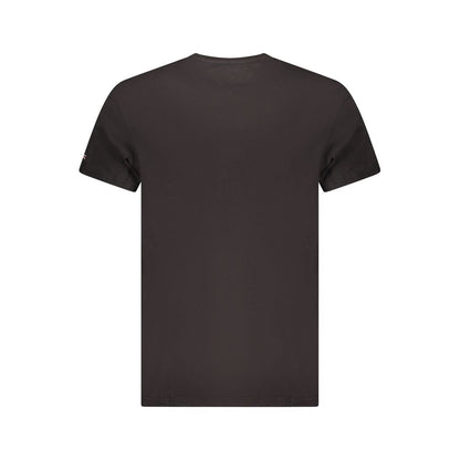 T-shirt noir en coton Tommy Hilfiger pour homme