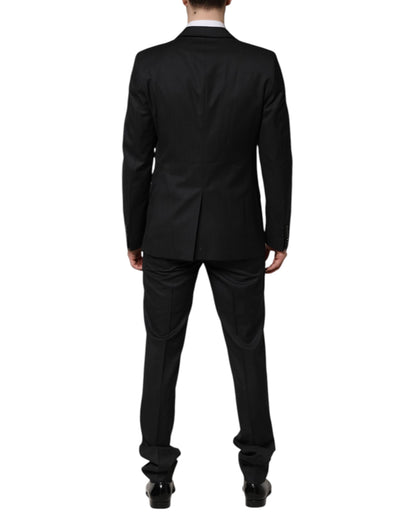 Traje MARTINI de dos piezas gris oscuro de Dolce &amp; Gabbana con botonadura sencilla