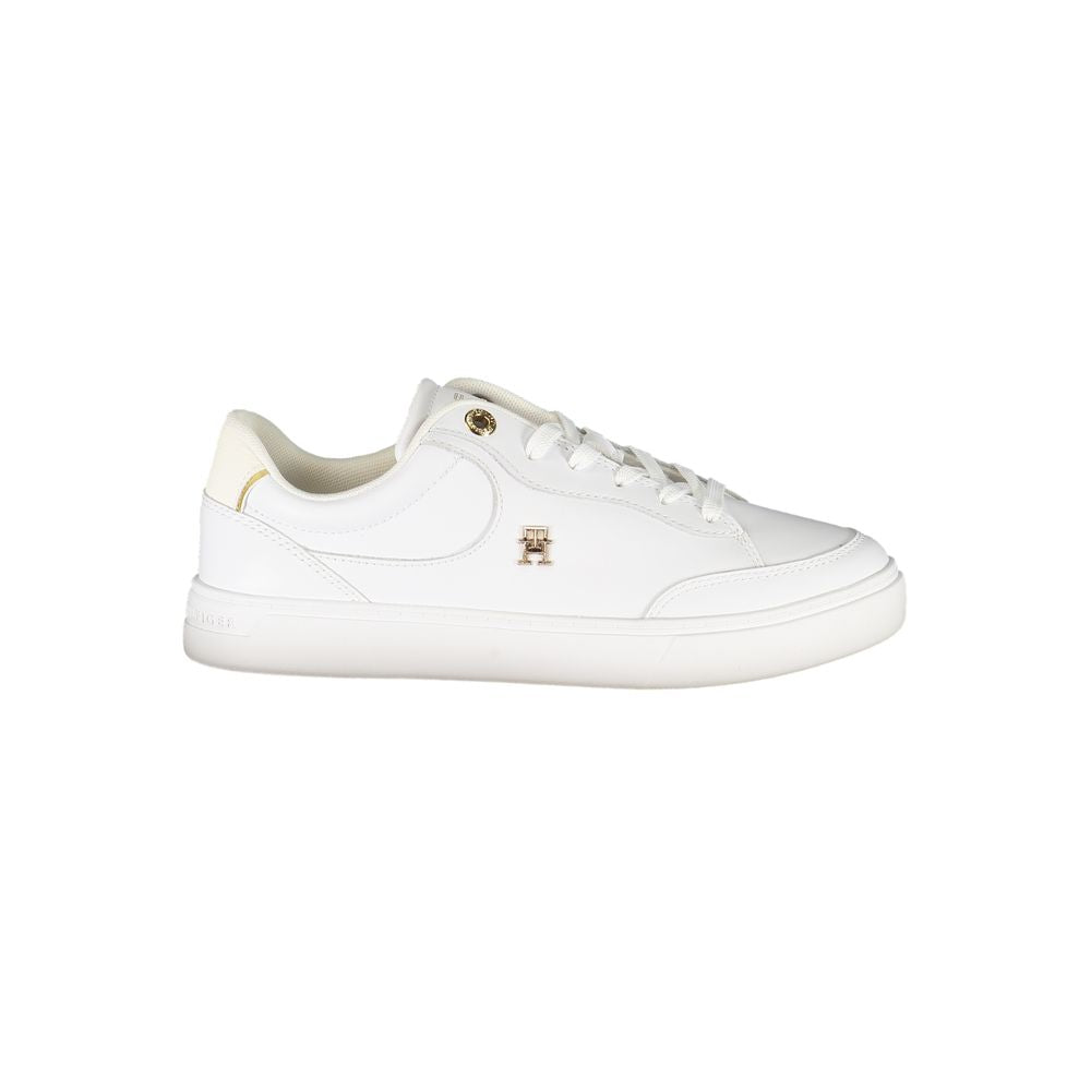 Baskets Tommy Hilfiger en cuir blanc pour femme