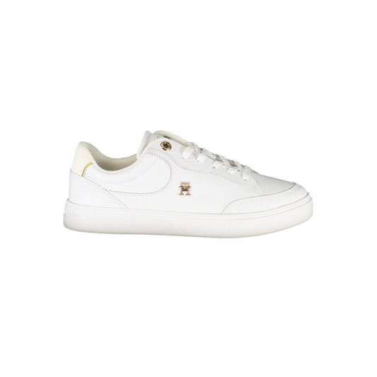 Baskets Tommy Hilfiger en cuir blanc pour femme