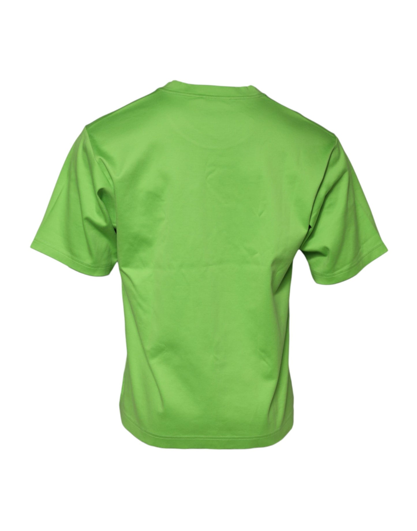 Dolce &amp; Gabbana Green Graphic Printed Round Neck T-shirt
