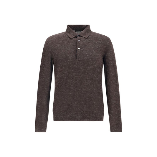 ZEGNA Seiden-Langarmtop