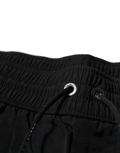 Pantalones cortos de baño Dolce &amp; Gabbana de poliéster negro para hombre